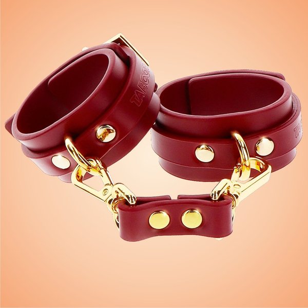 TABOOM Wrist Cuffs red & gold