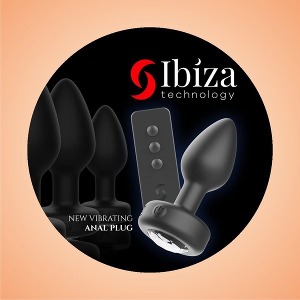 IBIZA Vibrating Diamond Plug with Remote