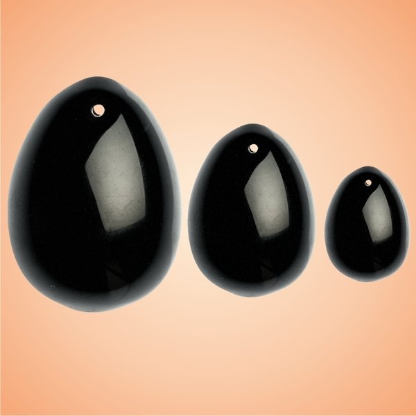 La Gemmes YONI EGG Black Obsidian