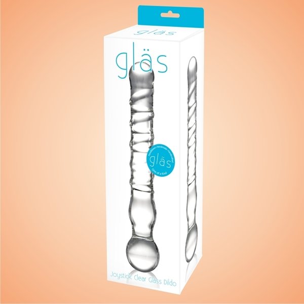 gläs Joystick Clear Glas Dildo