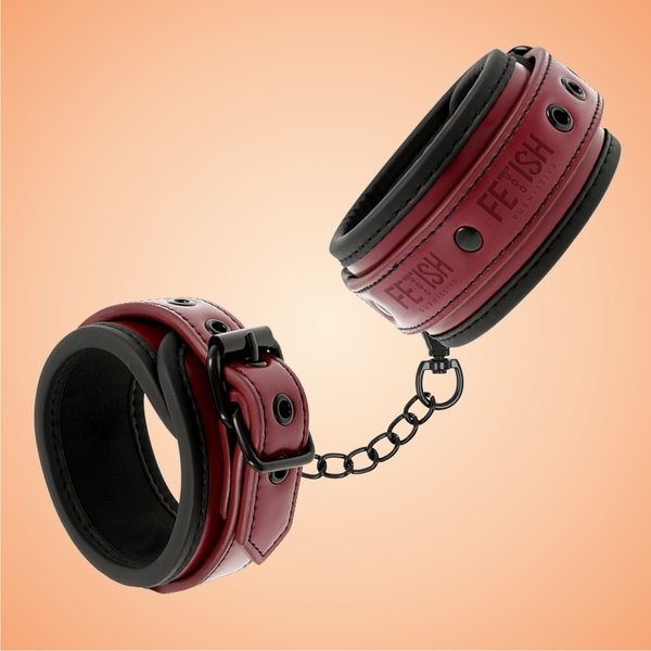 FETISH Ankle Cuffs red