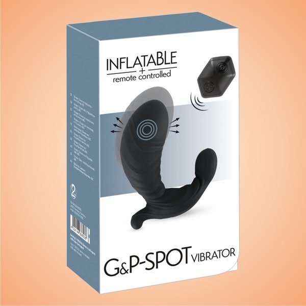 Inflatable G- & P-Spot Vibe with Remote