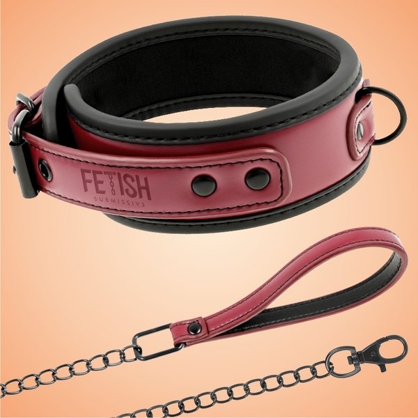 FETISH Collar and Leash red