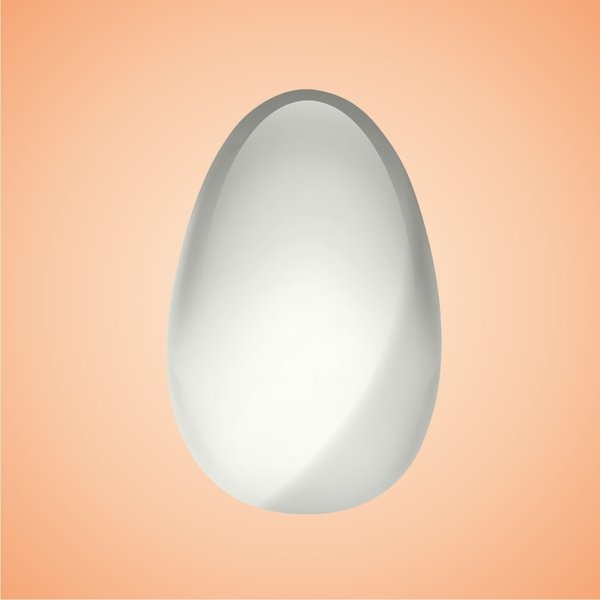 Yoni Egg aus Borsilikatglas