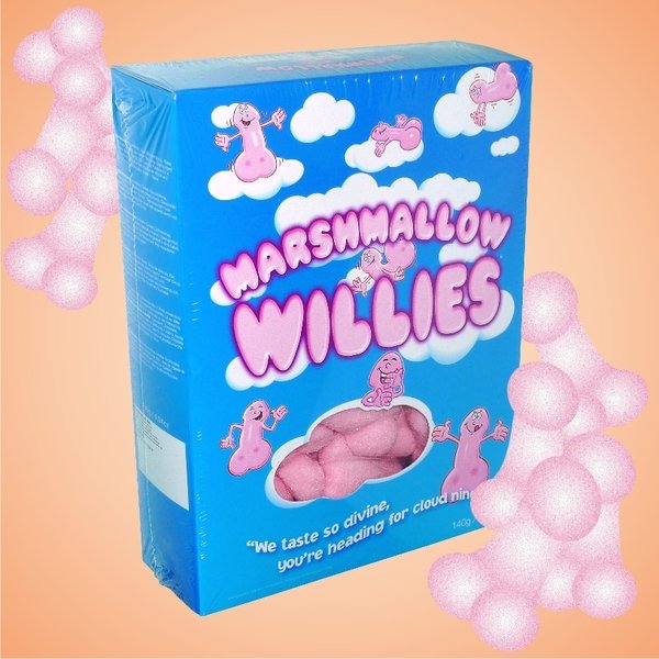 Marshmallow Willies Schaumzuckerpenisse